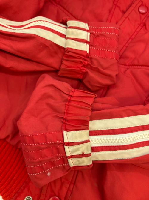 adidas（アディダス）adidas (アディダス) DESCENTE (デサント) ジャージ中綿ジャケット レッド サイズ:SIZE Lの古着・服飾アイテム