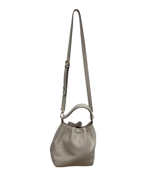 FURLA（フルラ）FURLA (フルラ) アテナ 2WAYドローストリングバッグ アイボリーの古着・服飾アイテム