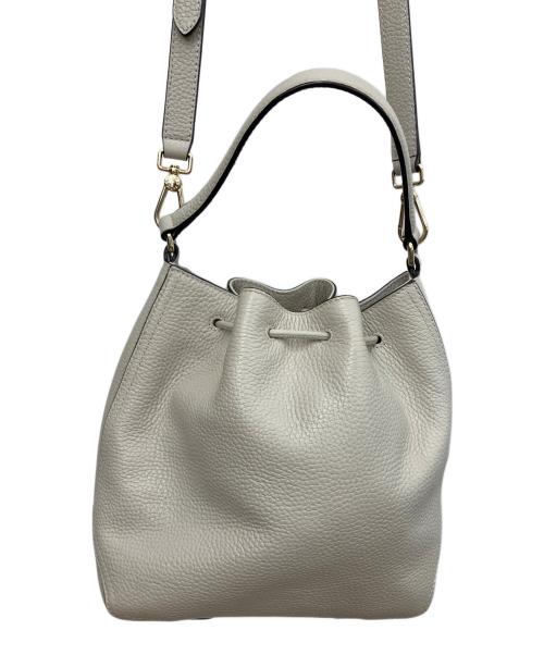 FURLA（フルラ）FURLA (フルラ) アテナ 2WAYドローストリングバッグ アイボリーの古着・服飾アイテム