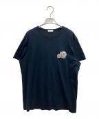 MONCLERモンクレール）の古着「半袖Tシャツ」｜ネイビー