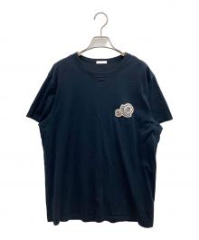 MONCLER（モンクレール）の古着「半袖Tシャツ」｜ネイビー