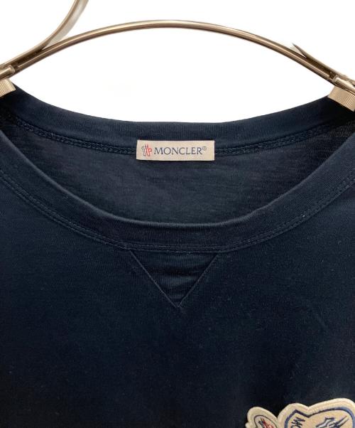 MONCLER（モンクレール）MONCLER (モンクレール) 半袖Tシャツ ネイビー サイズ:SIZE XLの古着・服飾アイテム
