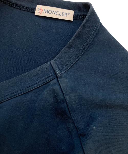 MONCLER（モンクレール）MONCLER (モンクレール) 半袖Tシャツ ネイビー サイズ:SIZE XLの古着・服飾アイテム