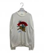 KENZOケンゾー）の古着「Bamboo Tiger Sweater 厚手ニット」｜ホワイト