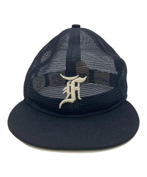 New Era（ニューエラ）New Era (ニューエラ) FOG ESSENTIALS (フィアオブゴッド エッセンシャル) THE59/50 PRO MODEL　キャップ ブラック×グリーン サイズ:7 1/4の古着・服飾アイテム