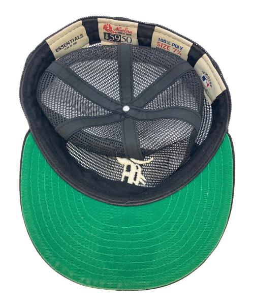 New Era（ニューエラ）New Era (ニューエラ) FOG ESSENTIALS (フィアオブゴッド エッセンシャル) THE59/50 PRO MODEL　キャップ ブラック×グリーン サイズ:7 1/4の古着・服飾アイテム
