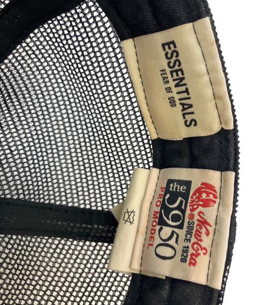 New Era（ニューエラ）New Era (ニューエラ) FOG ESSENTIALS (フィアオブゴッド エッセンシャル) THE59/50 PRO MODEL　キャップ ブラック×グリーン サイズ:7 1/4の古着・服飾アイテム