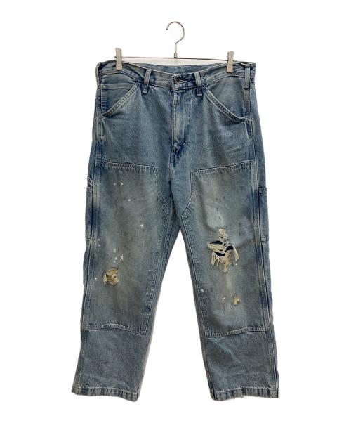 LEVI'S（リーバイス）LEVI'S (リーバイス) ルーズストレートダブルニージーンズ インディゴ サイズ:SIZE 86cm (W34)の古着・服飾アイテム