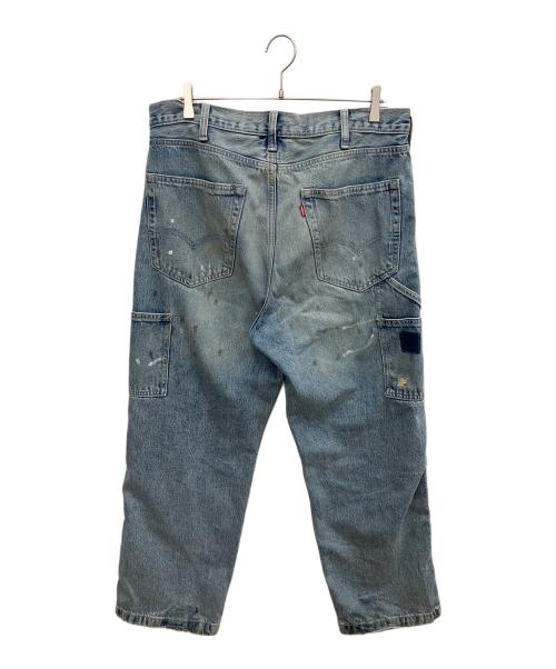 LEVI'S（リーバイス）LEVI'S (リーバイス) ルーズストレートダブルニージーンズ インディゴ サイズ:SIZE 86cm (W34)の古着・服飾アイテム