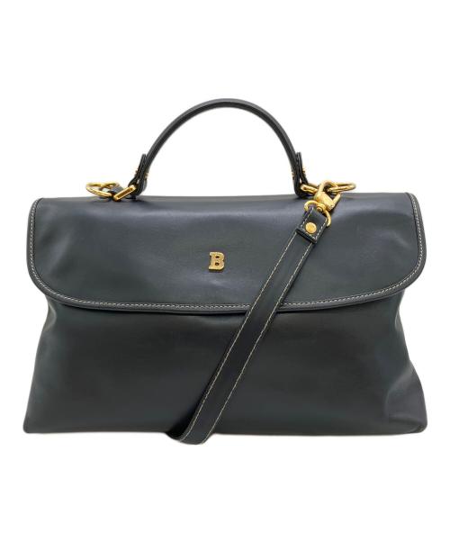 BALLY（バリー）BALLY (バリー) 2WAYショルダーバッグ ネイビーの古着・服飾アイテム