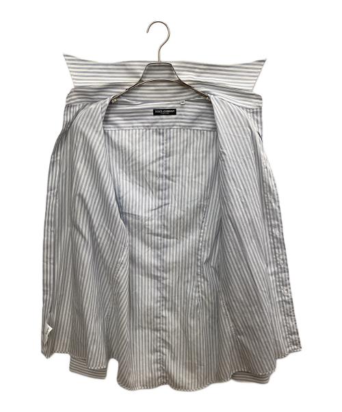 DOLCE & GABBANA（ドルチェ＆ガッバーナ）DOLCE & GABBANA (ドルチェ＆ガッバーナ) 長袖シャツ スカイブルー サイズ:SIZE 44 未使用品の古着・服飾アイテム