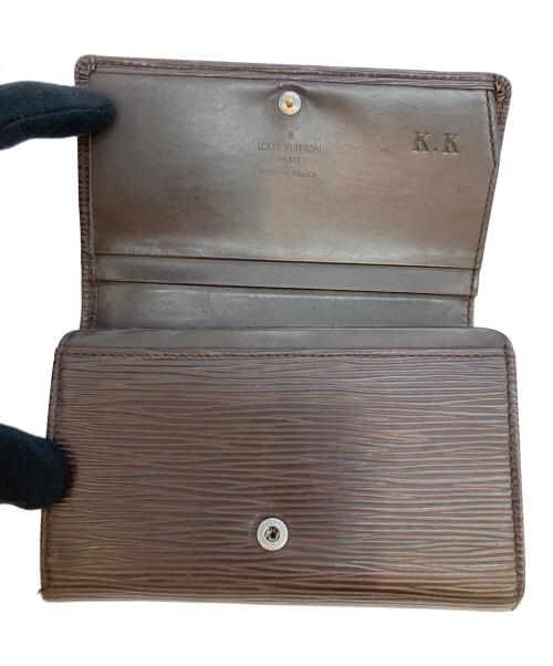 LOUIS VUITTON（ルイ ヴィトン）LOUIS VUITTON (ルイ ヴィトン) エピ　ポルトモネ・ビエ・トレゾール ブラウンの古着・服飾アイテム