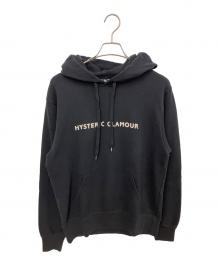 Hysteric Glamour（ヒステリックグラマー）の古着「GUITAR GIRL プルオーバーパーカー」｜ブラック