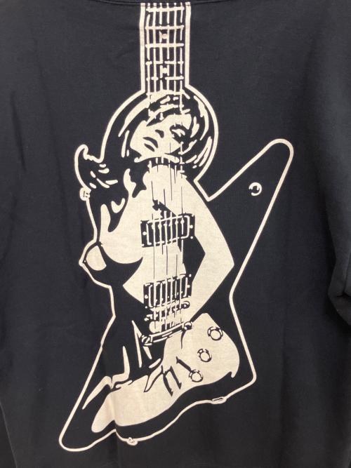 Hysteric Glamour（ヒステリックグラマー）Hysteric Glamour (ヒステリックグラマー) GUITAR GIRL プルオーバーパーカー ブラック サイズ:SIZE Mの古着・服飾アイテム