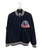 Hysteric Glamourヒステリックグラマー）の古着「HYSTERIC WORLDワッペン ジャンパー」｜ブラック