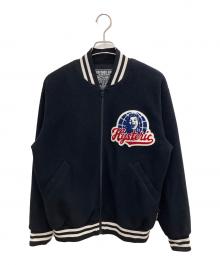 Hysteric Glamour（ヒステリックグラマー）の古着「HYSTERIC WORLDワッペン ジャンパー」｜ブラック