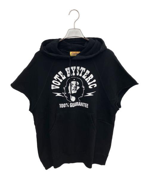 Hysteric Glamour（ヒステリックグラマー）Hysteric Glamour (ヒステリックグラマー) VOTE HYSTERIC フーディベスト ブラック サイズ:SIZE FREEの古着・服飾アイテム
