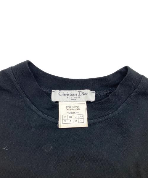 Christian Dior（クリスチャン ディオール）Christian Dior (クリスチャン ディオール) 半袖カットソー ブラック サイズ:SIZE 36の古着・服飾アイテム