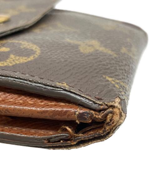 LOUIS VUITTON（ルイ ヴィトン）LOUIS VUITTON (ルイ ヴィトン) モノグラム　ポルトモネ・ビエ カルトクレディ ブラウンの古着・服飾アイテム
