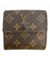 LOUIS VUITTON（ルイ ヴィトン）の古着「モノグラム　ポルトモネ・ビエ カルトクレディ」｜ブラウン
