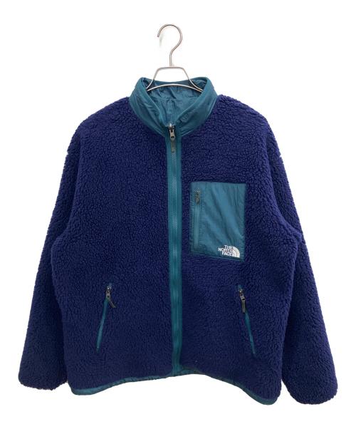 THE NORTH FACE（ザ ノース フェイス）THE NORTH FACE (ザ ノース フェイス) リバーシブルエクストリームパイルジャケット ネイビー×グリーン サイズ:SIZE Lの古着・服飾アイテム