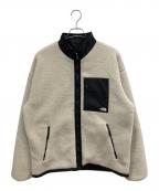 THE NORTH FACEザ ノース フェイス）の古着「リバーシブルエクストリームパイルフリースジャケット」｜ベージュ×ブラック