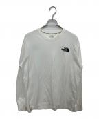 THE NORTH FACEザ ノース フェイス）の古着「COMFY L/S R/TEE 長袖カットソー」｜ホワイト