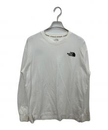 THE NORTH FACE（ザ ノース フェイス）の古着「COMFY L/S R/TEE 長袖カットソー」｜ホワイト