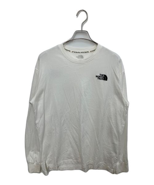 THE NORTH FACE（ザ ノース フェイス）THE NORTH FACE (ザ ノース フェイス) COMFY L/S R/TEE 長袖カットソー ホワイト サイズ:SIZE Lの古着・服飾アイテム