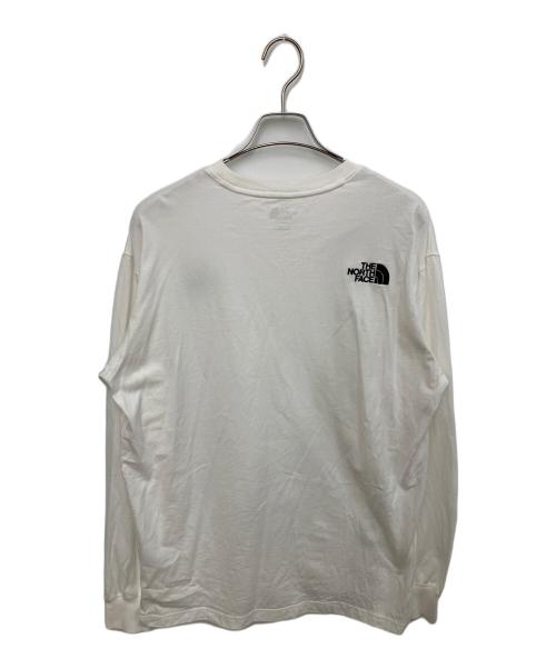 THE NORTH FACE（ザ ノース フェイス）THE NORTH FACE (ザ ノース フェイス) COMFY L/S R/TEE 長袖カットソー ホワイト サイズ:SIZE Lの古着・服飾アイテム