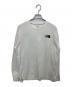 THE NORTH FACE（ザ ノース フェイス）の古着「COMFY L/S R/TEE 長袖カットソー」｜ホワイト