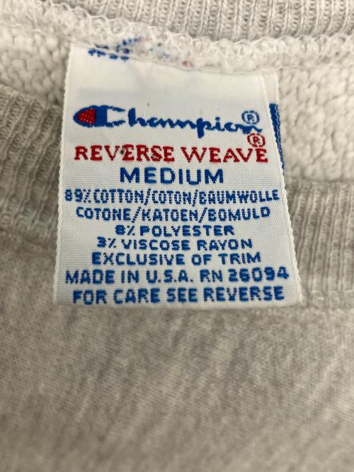 Champion（チャンピオン）Champion (チャンピオン) REVERSE WEAVE スウェット グレー サイズ:SIZE Mの古着・服飾アイテム