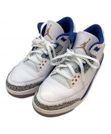 NIKE（ナイキ）の古着「Nike Air Jordan 3 Retro "True Blue and Copper" スニーカー」｜ブルー×ホワイト