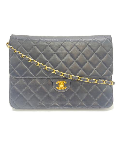 CHANEL（シャネル）CHANEL (シャネル) マトラッセ　ショルダーバッグ ブラックの古着・服飾アイテム