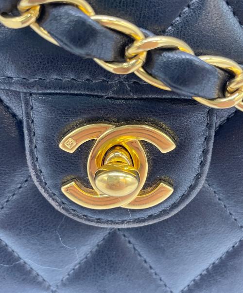 CHANEL（シャネル）CHANEL (シャネル) マトラッセ　ショルダーバッグ ブラックの古着・服飾アイテム