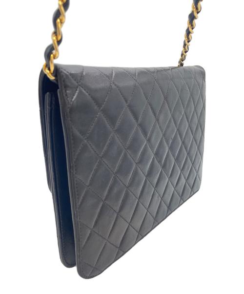 CHANEL（シャネル）CHANEL (シャネル) マトラッセ　ショルダーバッグ ブラックの古着・服飾アイテム
