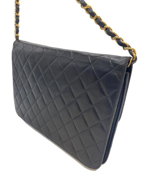 CHANEL（シャネル）CHANEL (シャネル) マトラッセ　ショルダーバッグ ブラックの古着・服飾アイテム