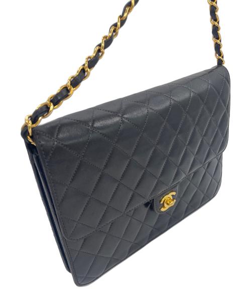 CHANEL（シャネル）CHANEL (シャネル) マトラッセ　ショルダーバッグ ブラックの古着・服飾アイテム