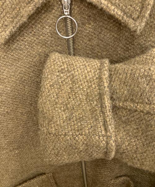 BONUM（ボナム）Bonum (ボナム) TWEED ZIP コート ライトブラウン サイズ:不明の古着・服飾アイテム