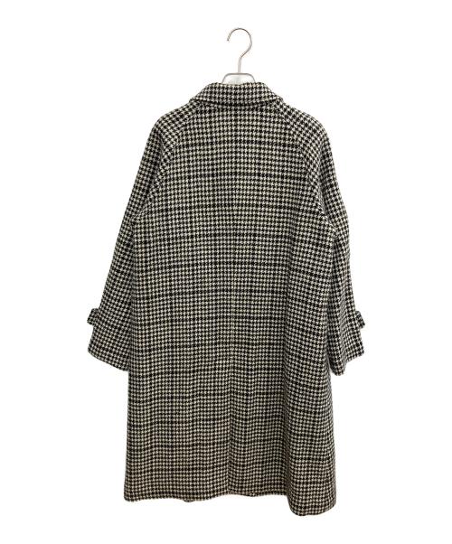 Harris Tweed（ハリスツイード）Harris Tweed (ハリスツイード) BEAMS BOY (ビームスボーイ) ロングコート ベージュ×ブラック サイズ:不明の古着・服飾アイテム