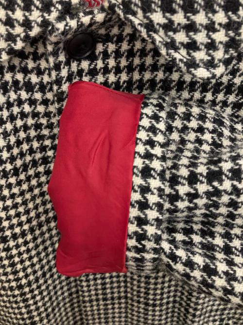 Harris Tweed（ハリスツイード）Harris Tweed (ハリスツイード) BEAMS BOY (ビームスボーイ) ロングコート ベージュ×ブラック サイズ:不明の古着・服飾アイテム