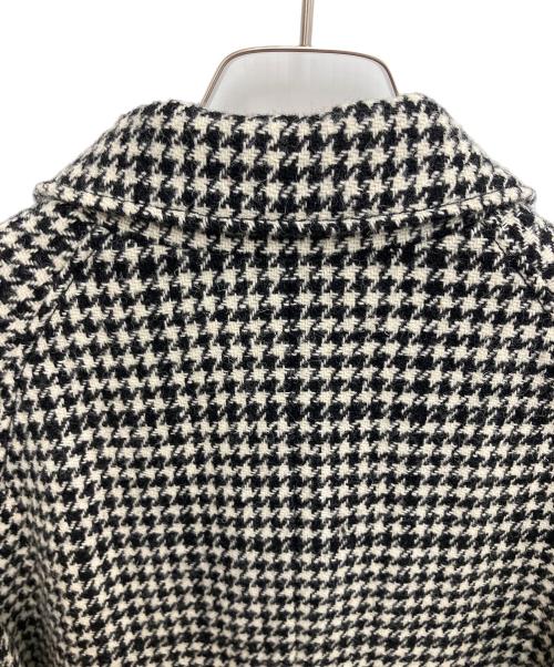 Harris Tweed（ハリスツイード）Harris Tweed (ハリスツイード) BEAMS BOY (ビームスボーイ) ロングコート ベージュ×ブラック サイズ:不明の古着・服飾アイテム
