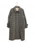 Harris Tweed（ハリスツイード）の古着「ロングコート」｜ベージュ×ブラック