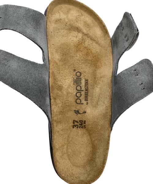 BIRKENSTOCK（ビルケンシュトック）BIRKENSTOCK (ビルケンシュトック) パピリオ アリゾナ サンダル グレー サイズ:SIZE 24cmの古着・服飾アイテム