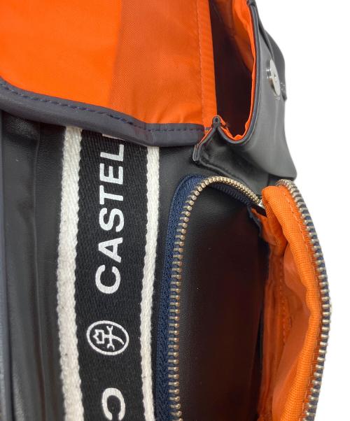 CASTELBAJAC（カステルバジャック）CASTELBAJAC (カステルバジャック) ショルダーバッグ ブラック×イエロー×レッドの古着・服飾アイテム