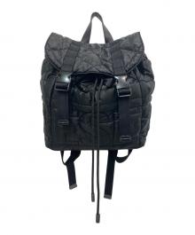 DIESEL（ディーゼル）の古着「ナイロンキルティングリュック」｜ブラック