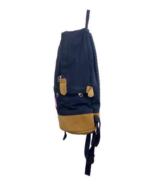 THE NORTH FACE（ザ ノース フェイス）THE NORTH FACE (ザ ノース フェイス) Medium Day Pack ネイビー×キャメルの古着・服飾アイテム