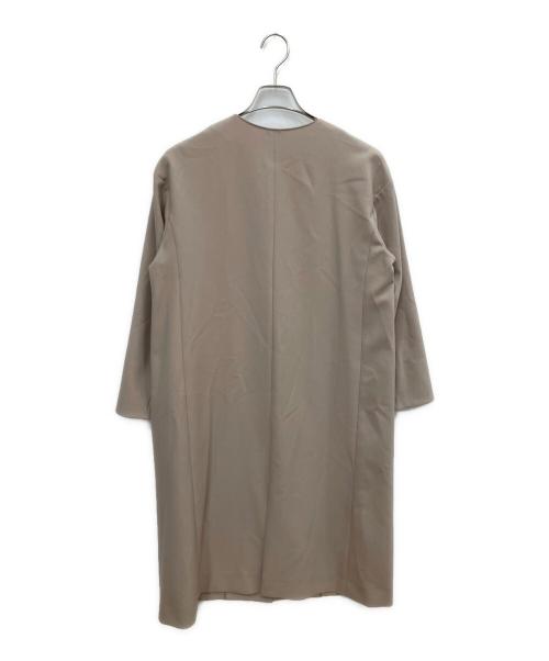 SHIPS（シップス）SHIPS (シップス) ノーカラーコート ベージュ サイズ:（記載なし）の古着・服飾アイテム