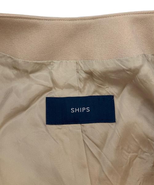 SHIPS（シップス）SHIPS (シップス) ノーカラーコート ベージュ サイズ:（記載なし）の古着・服飾アイテム
