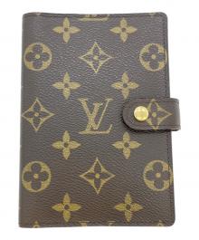 LOUIS VUITTON（ルイ ヴィトン）の古着「モノグラム アジェンダPM 手帳カバー」｜ブラウン